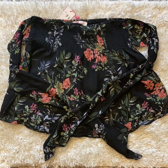 NWT PARKER PRINT SMOCKED TIE WAIST MINI SKIRT - Picture 6 of 13